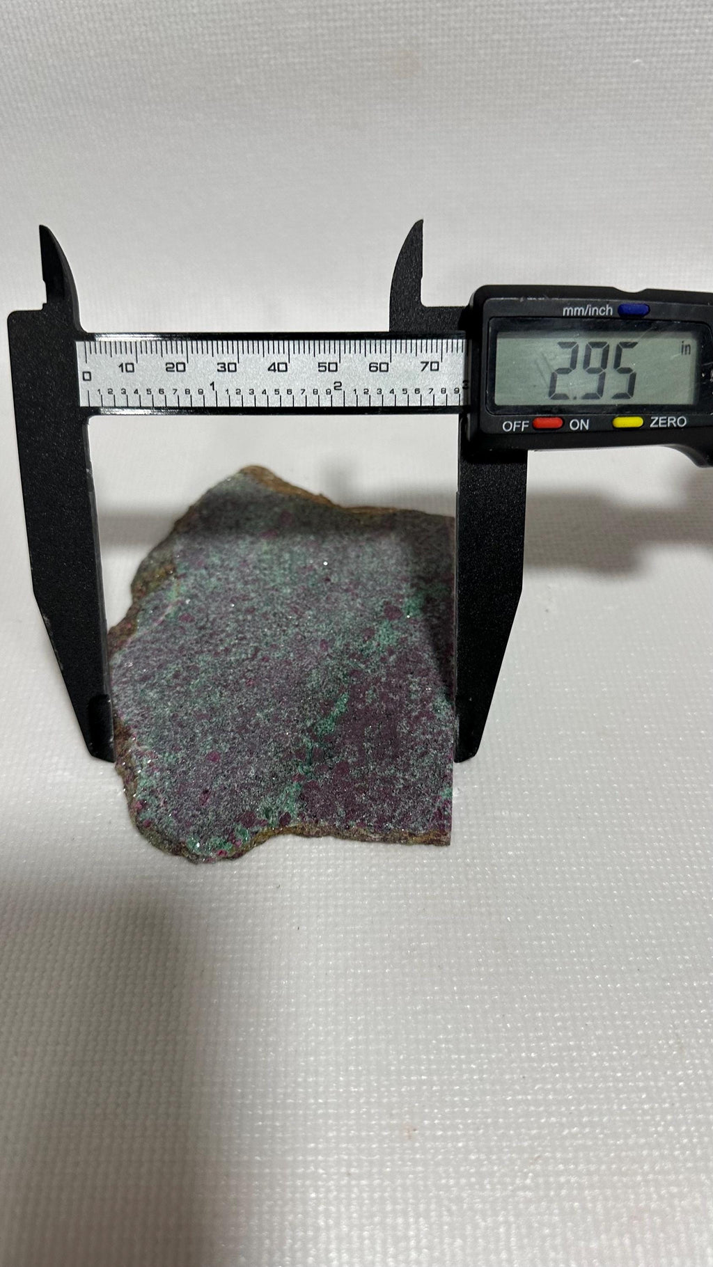 Ruby Fuchsite slab for lapidary fun, unpolished—GEMMY!