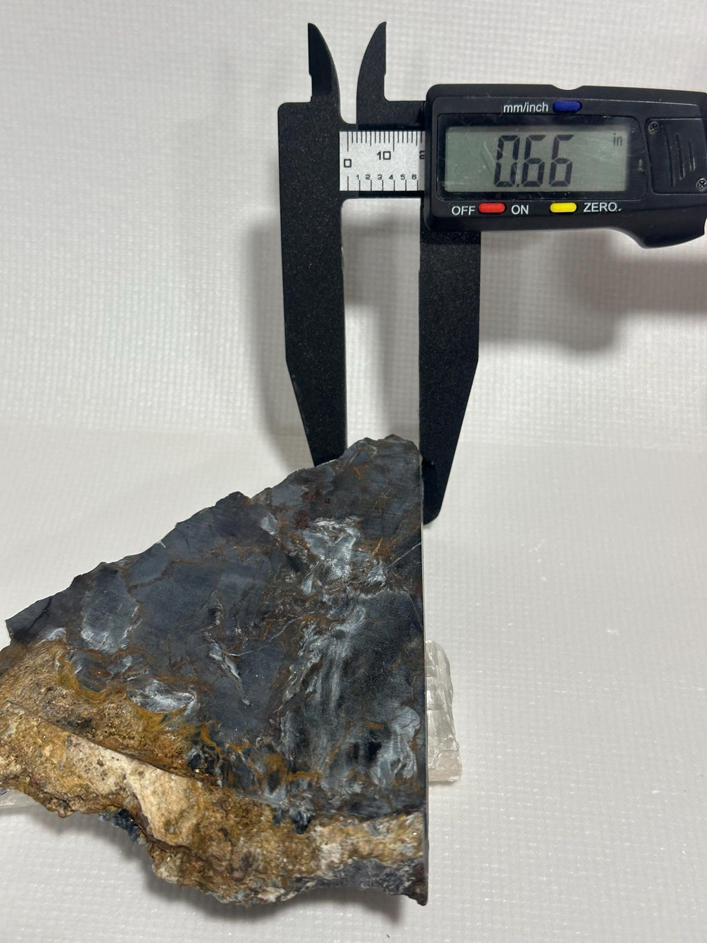 Pietersite slab—AA grade & unpolished—for collection or lapidary use