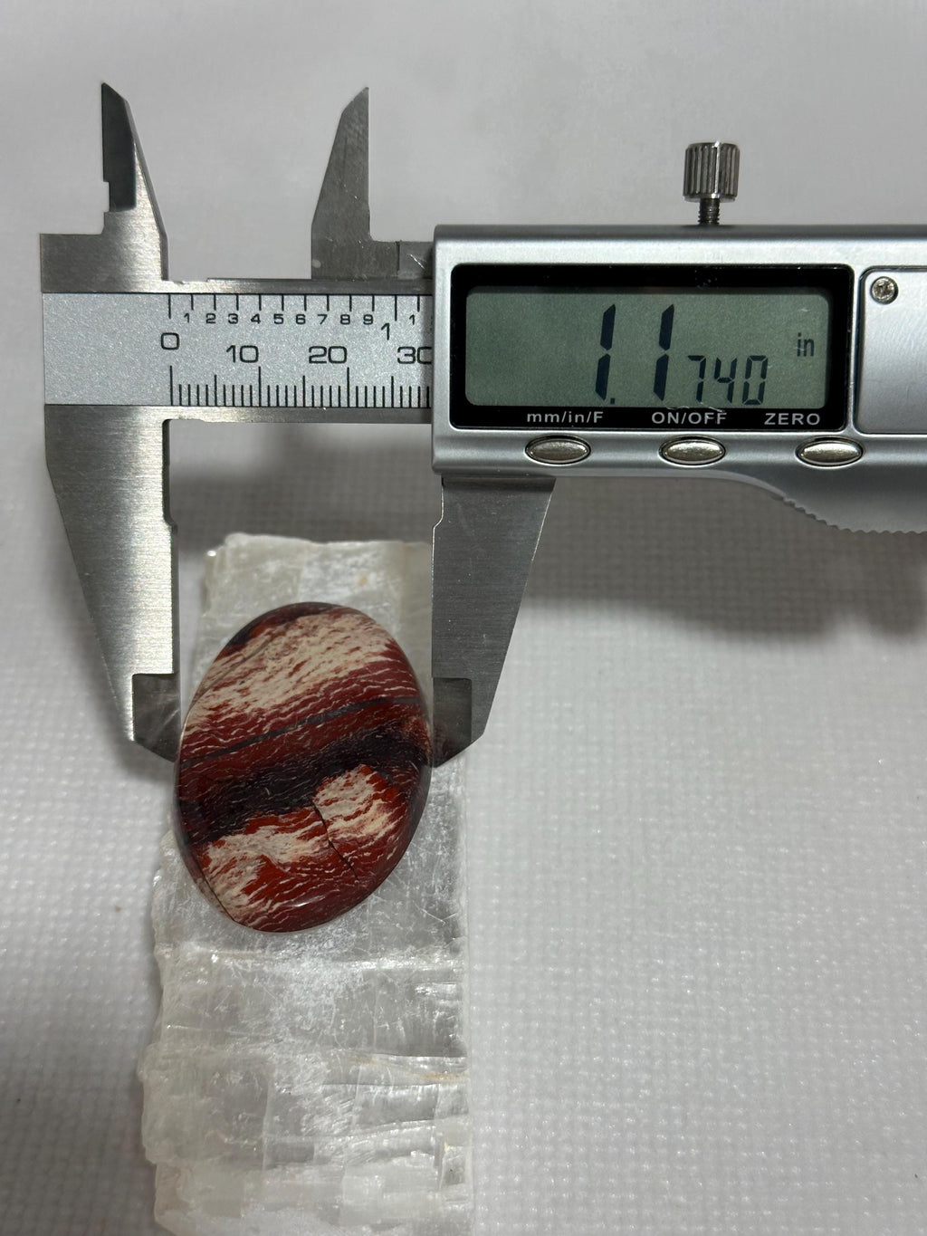 Snakeskin Jasper large oval cabochon, loose gemstone for jewelry making