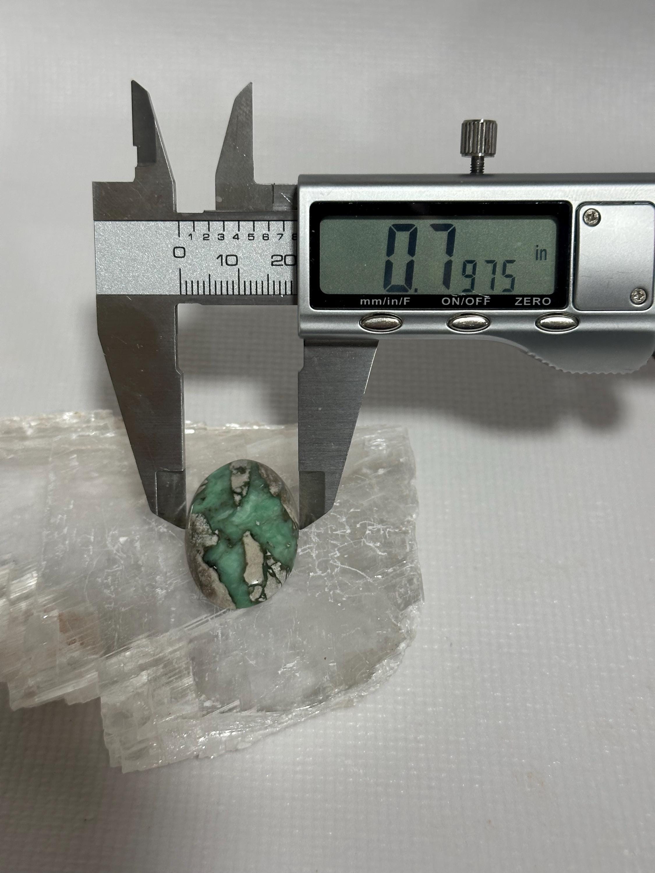 Amatrice Variscite cabochon for jewelry making