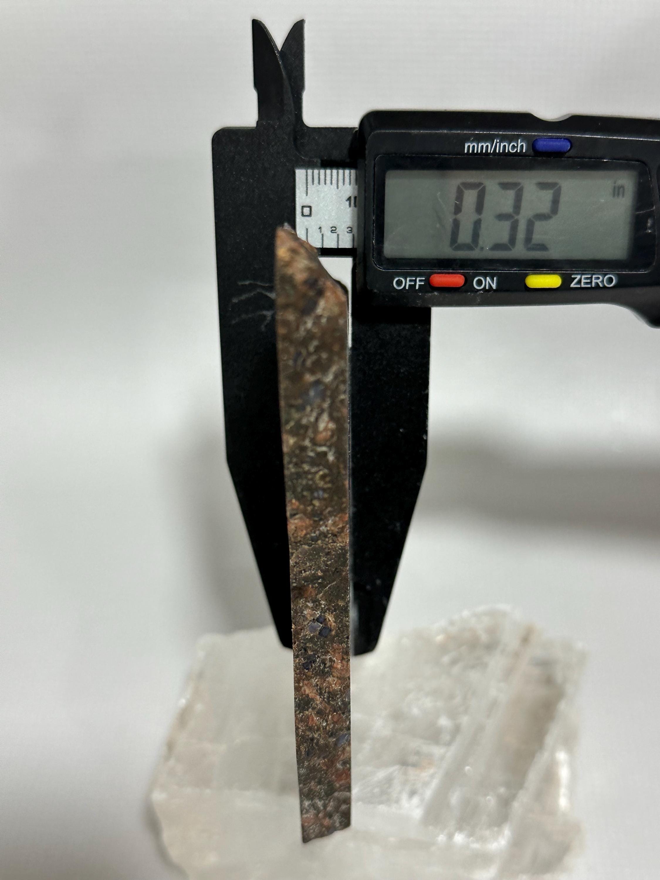 Llanite rhyolite gemstone slab for lapidary fun, unpolished