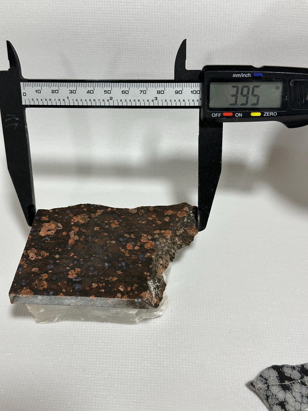 Llanite rhyolite gemstone slab for lapidary fun, unpolished