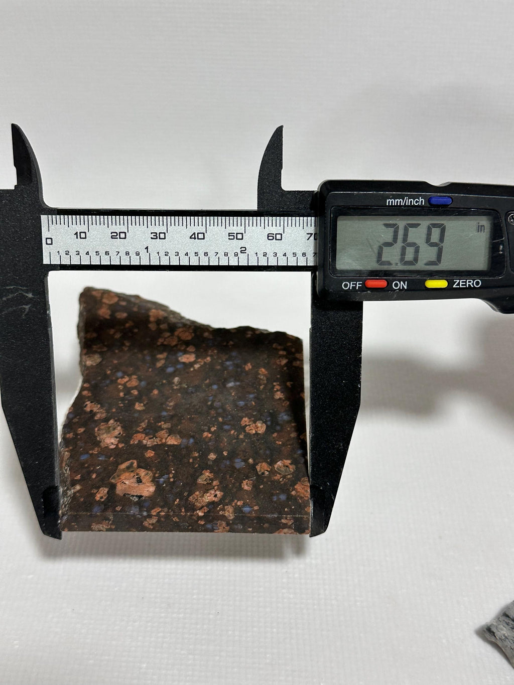 Llanite rhyolite gemstone slab for lapidary fun, unpolished