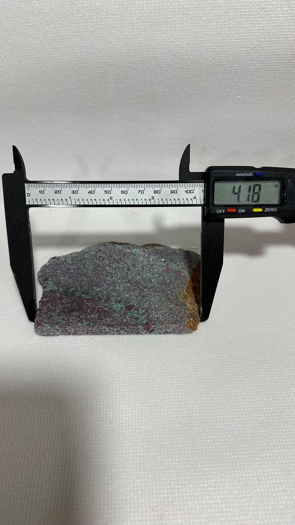 Ruby Fuchsite slab for lapidary fun, unpolished—GEMMY!