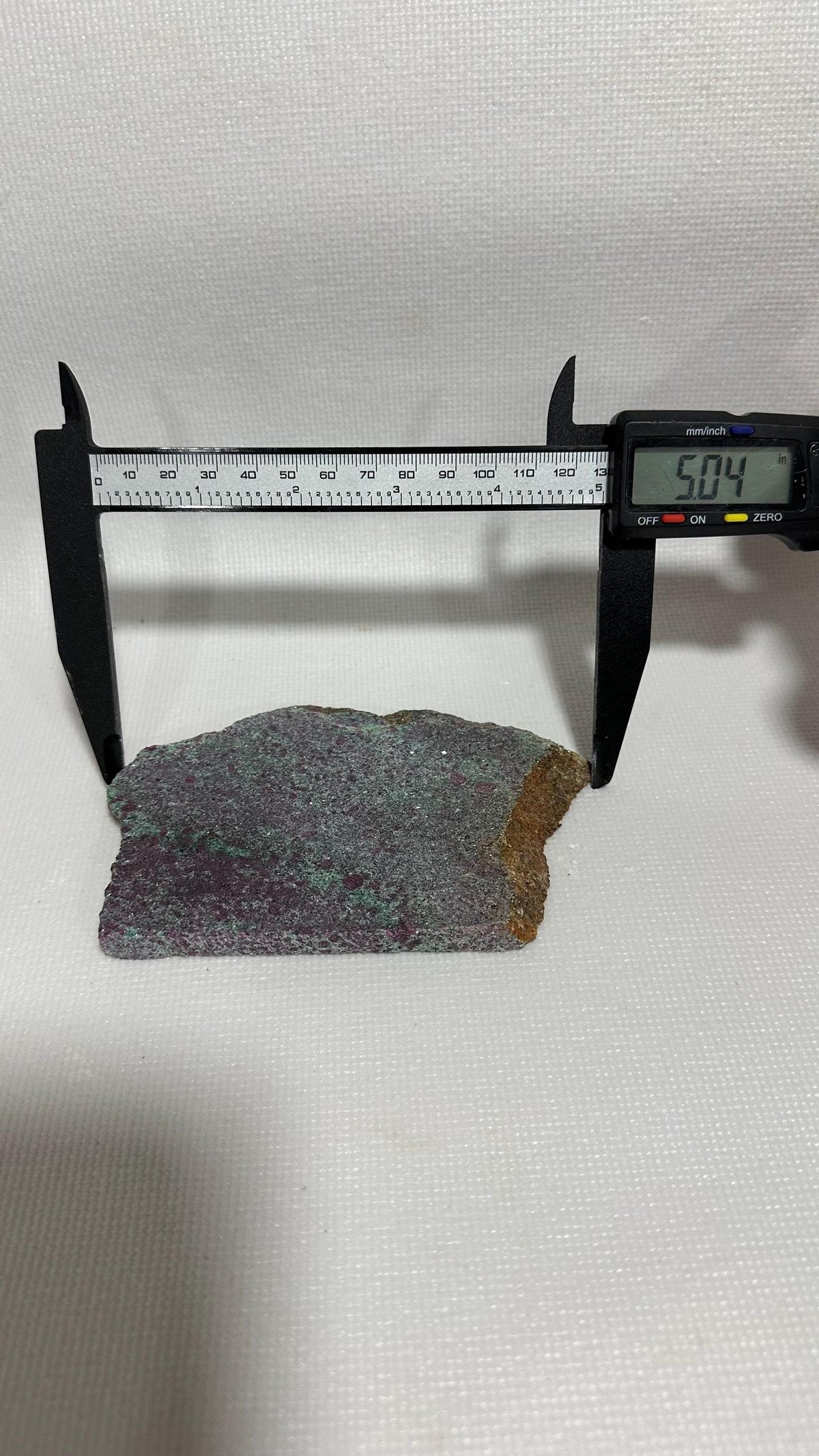 Ruby Fuchsite slab for lapidary fun, unpolished—GEMMY!