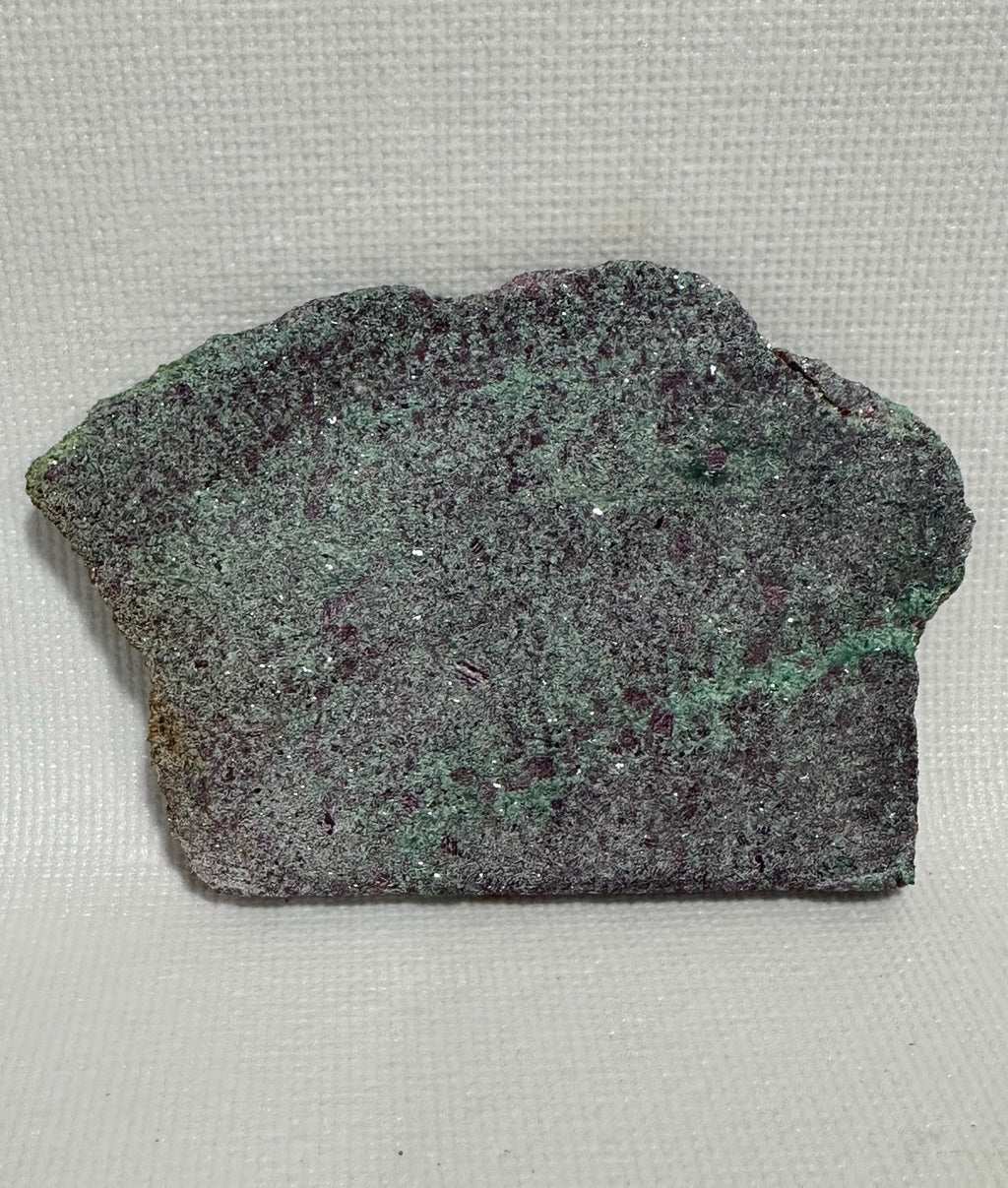 Ruby Fuchsite slab for lapidary fun, unpolished—GEMMY!