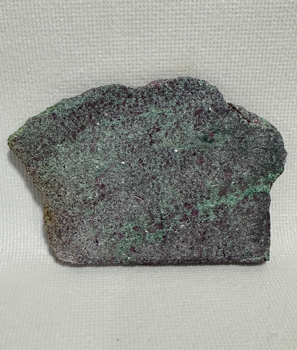 Ruby Fuchsite slab for lapidary fun, unpolished—GEMMY!