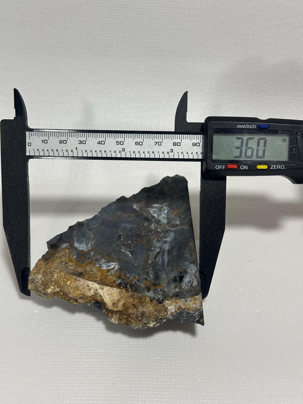 Pietersite slab—AA grade & unpolished—for collection or lapidary use