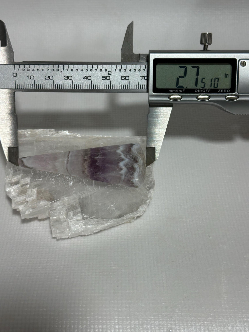 Extra long cabochon Chevron Amethyst skinny freeform for jewelry making