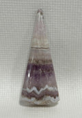 Extra long cabochon Chevron Amethyst skinny freeform for jewelry making