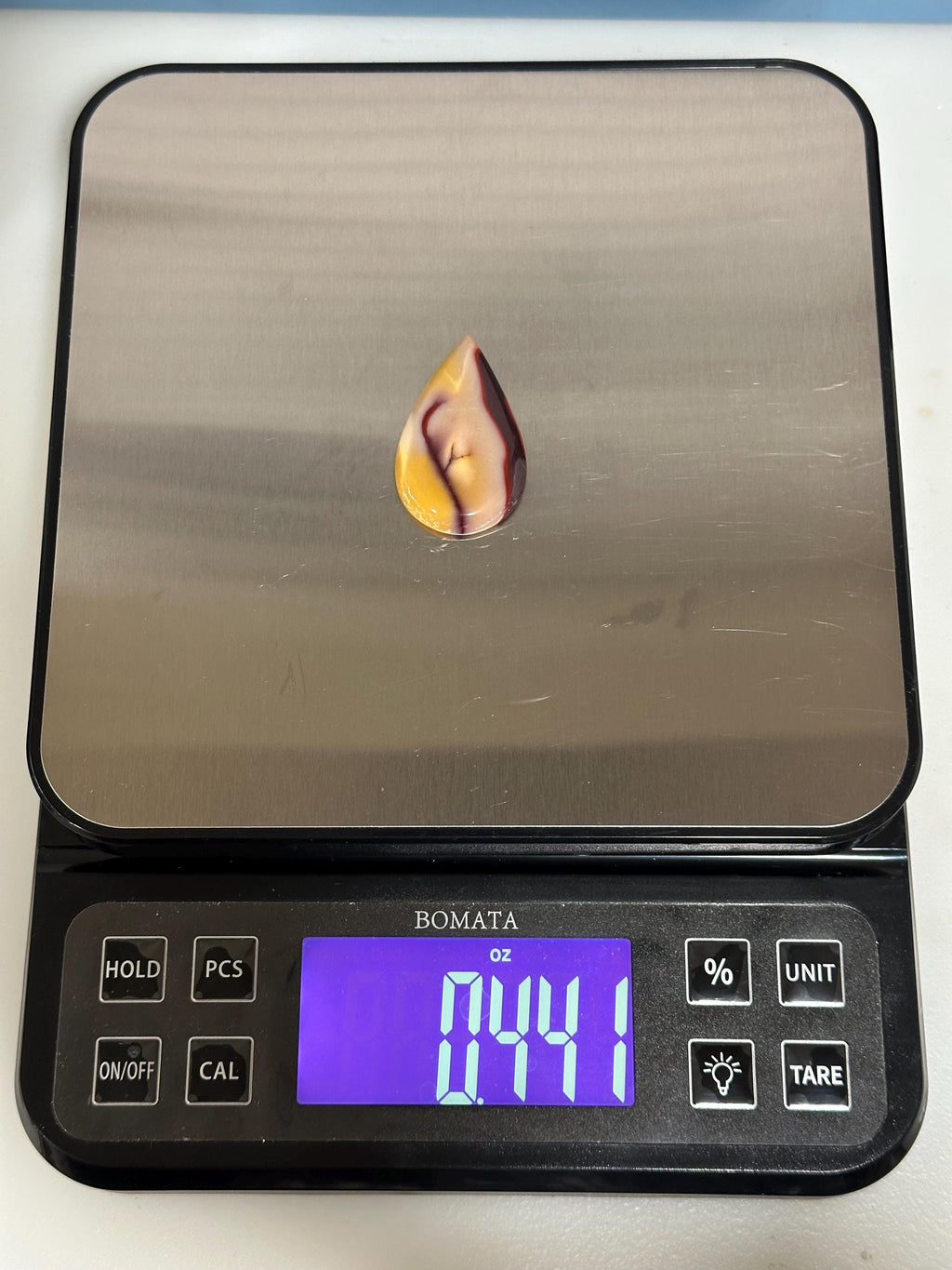 Mookaite cabochon, tricolor large freeform Jasper gemstone for jewelry making