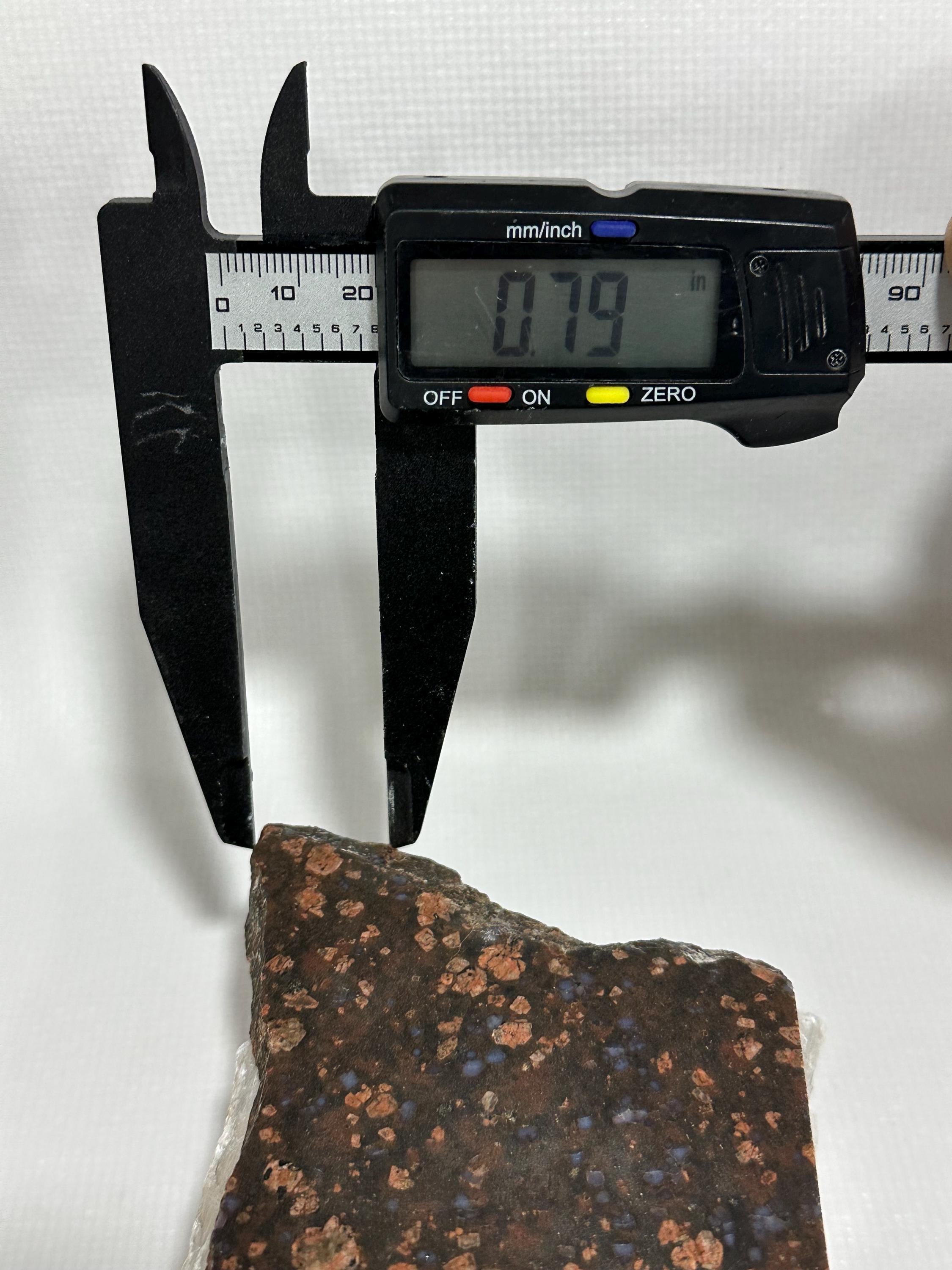 Llanite rhyolite gemstone slab for lapidary fun, unpolished