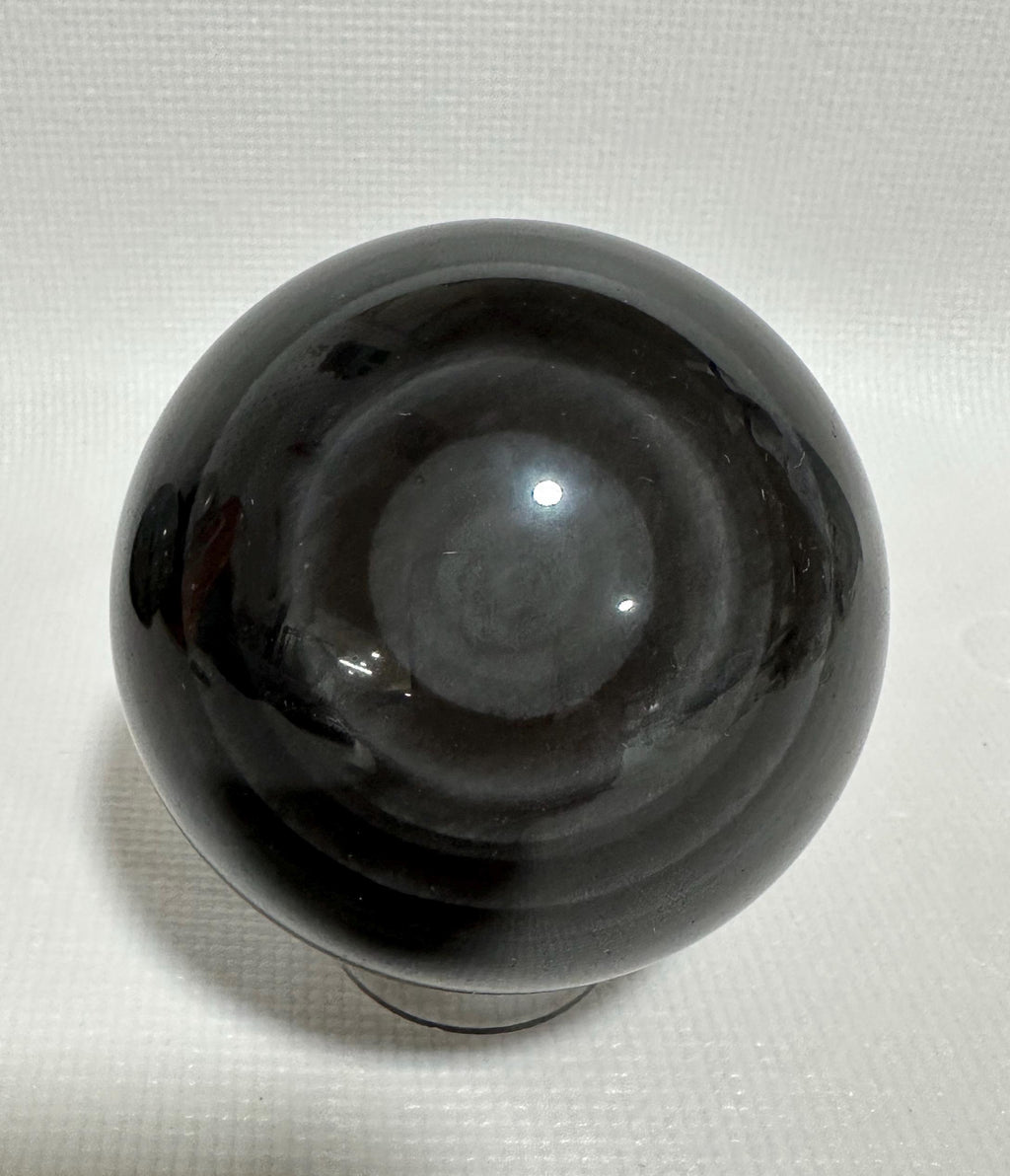 Rainbow Obsidian Midnight Lace 2.70 inch polished sphere for reiki, energy healing, display, decor