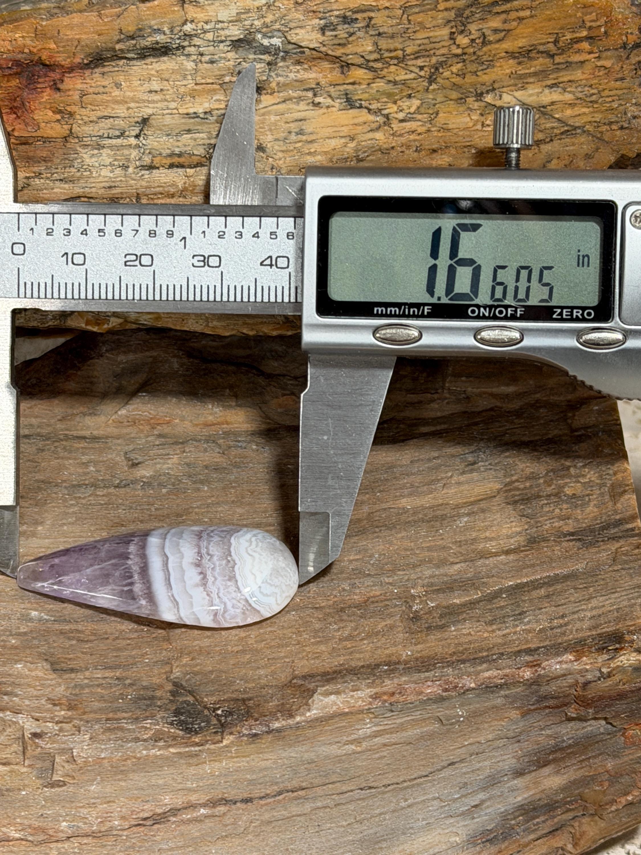 Sowbelly Agate Cabochon, Gemmy Hand Polished Designer Stone for Wire Wrapping and Jewelry Making