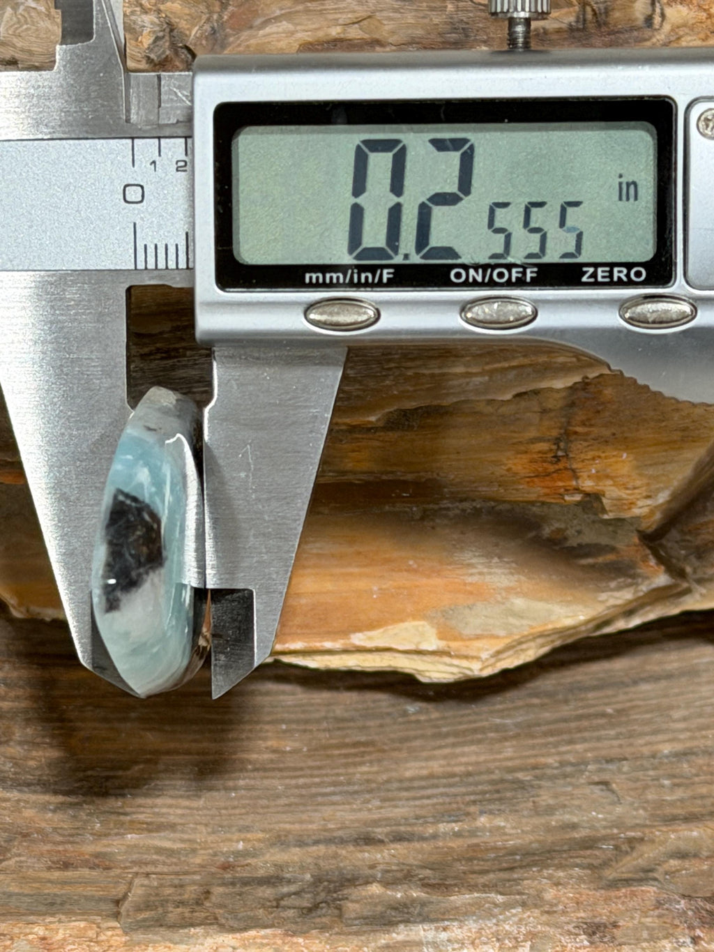 Utah Sky Stone Large Teardrop Cabochon, Polished Gemstone for Jewelry Making