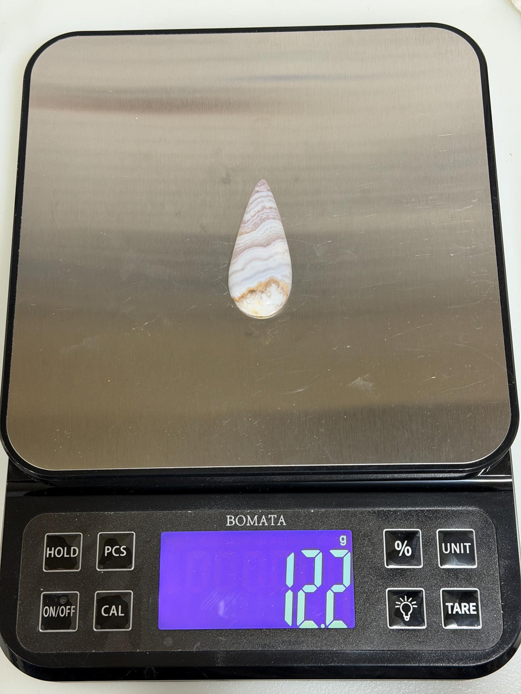 Sowbelly Agate Cabochon, Large Hand Polished Designer Stone for Wire Wrapping and Jewelry Making