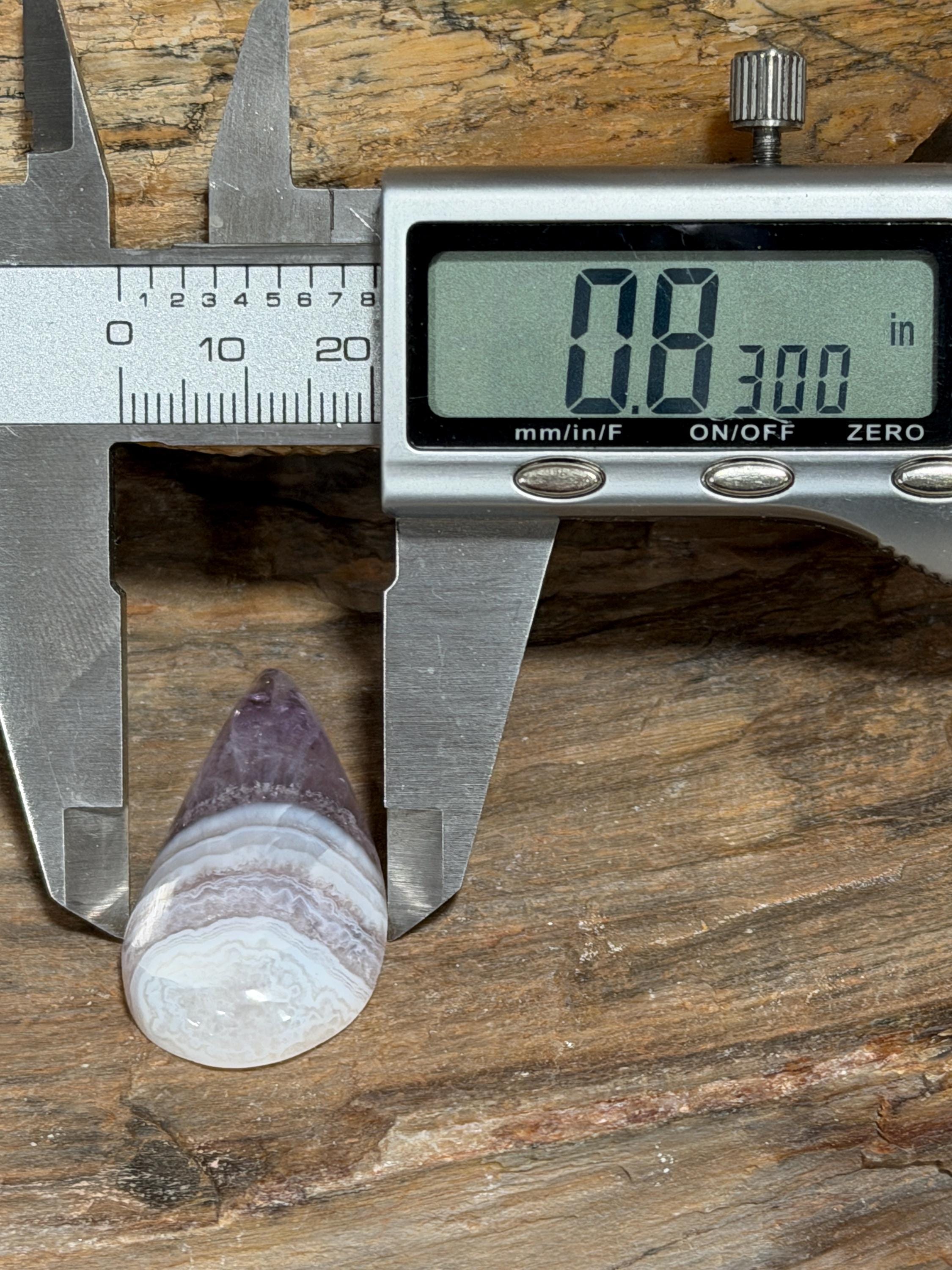 Sowbelly Agate Cabochon, Gemmy Hand Polished Designer Stone for Wire Wrapping and Jewelry Making