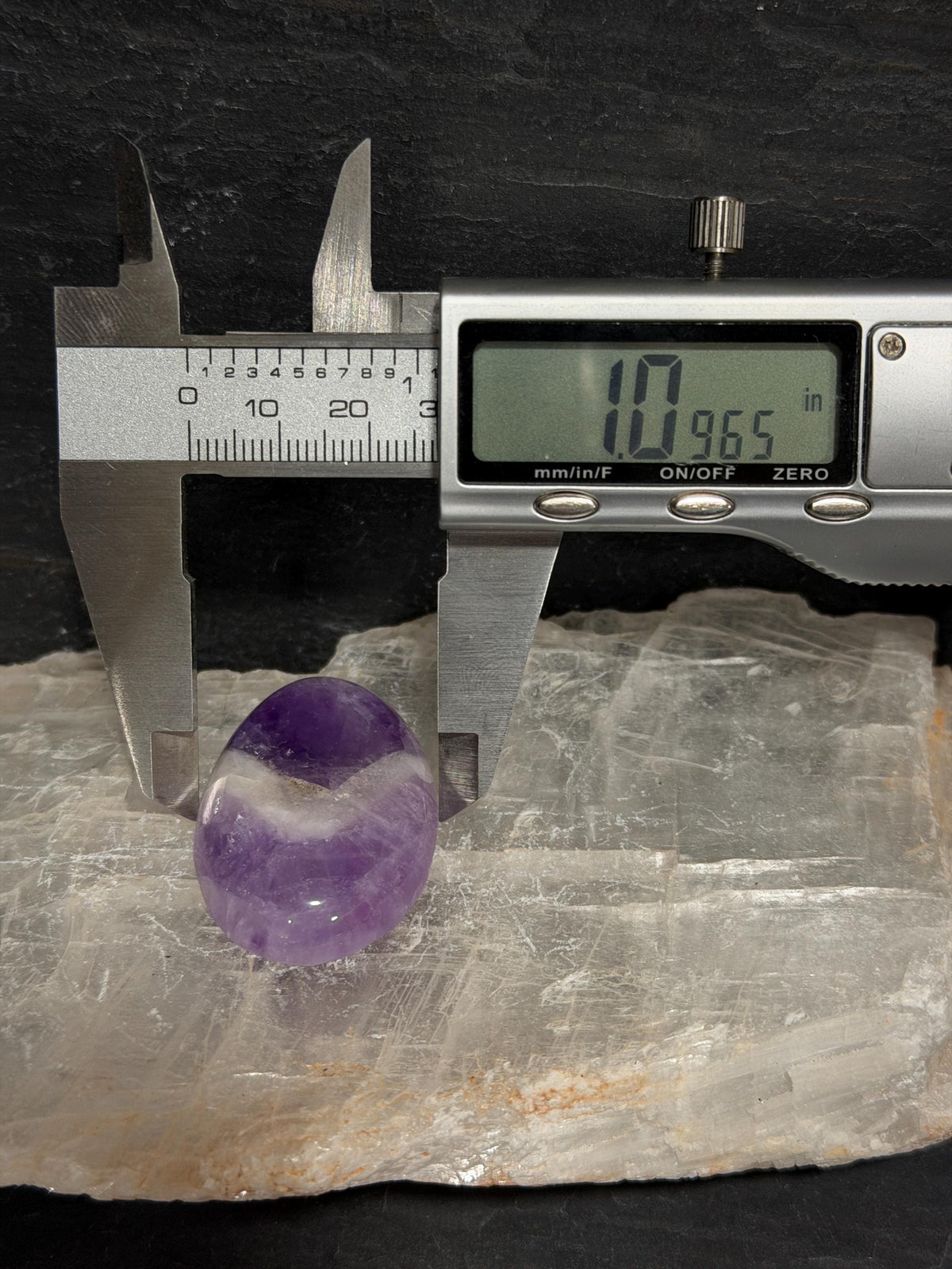 Chevron Amethyst Cabochon, Purple White Oval, Jewelry Making, Wire Wrapping Stone