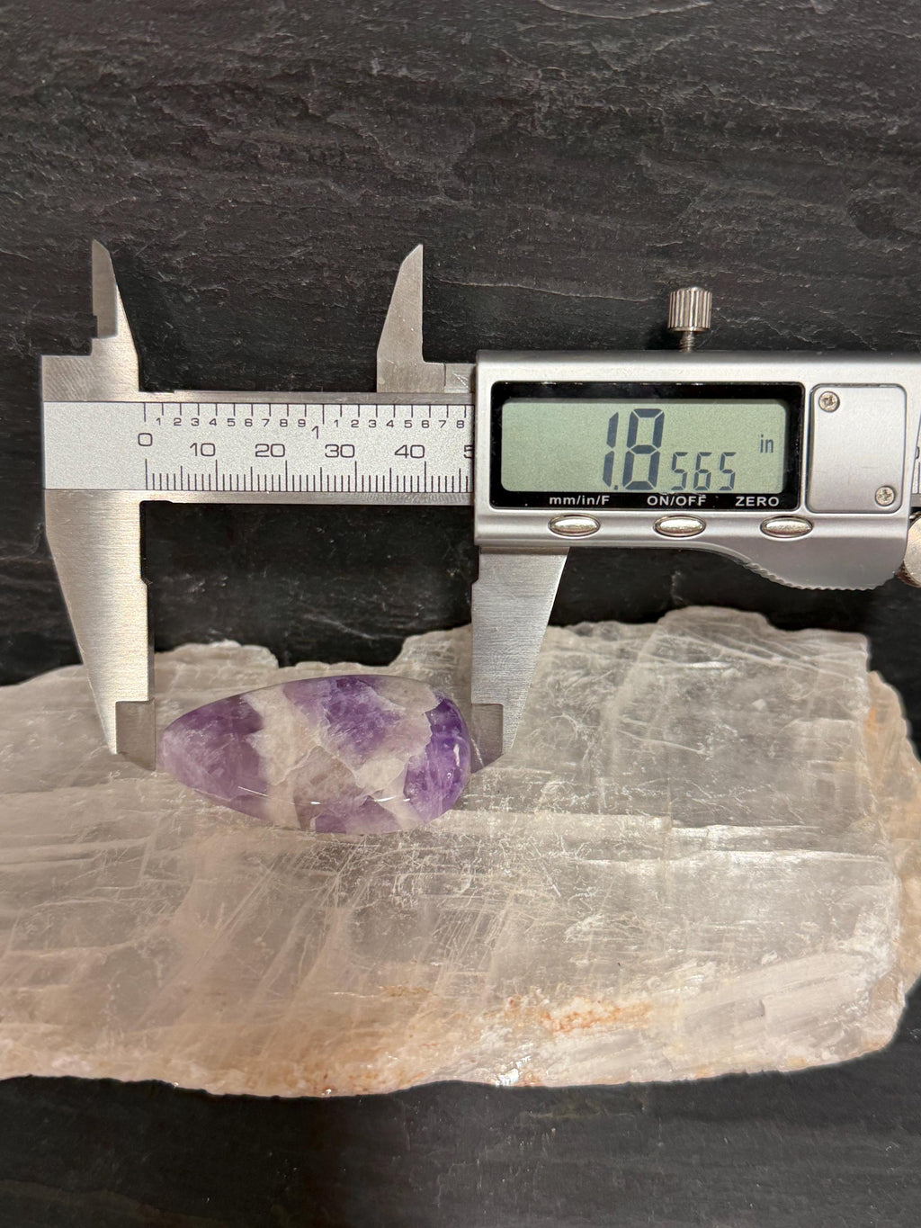 Chevron Amethyst Cabochon, Large Purple Amethyst Teardrop, Hand Cut Gemstone, Wire Wrapping Stone, Silversmith Jewelry Supply