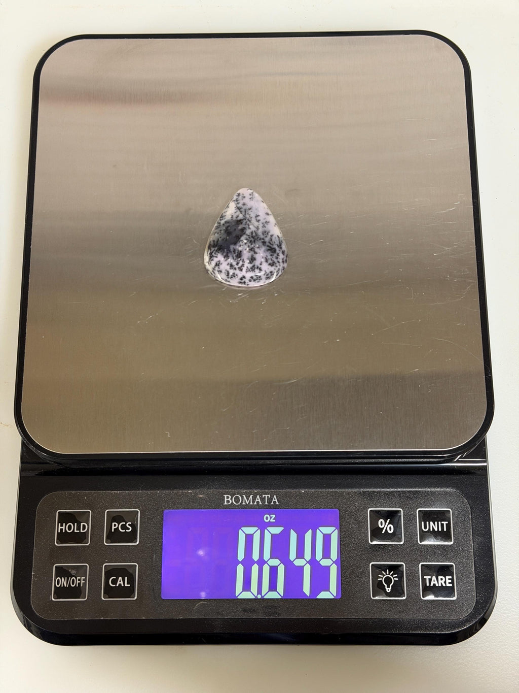 Lilac Dendritic Opal Cabochon, Bubble Opal, Dendritic Gemstone Cab for Jewelry Making