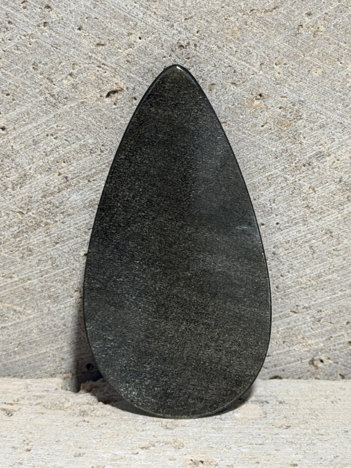 Gold Sheen Obsidian Cabochon, Large Teardrop, Jalisco Mexico, Natural Gemstone for Jewelry Making