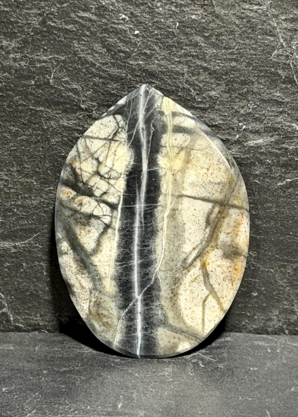 Picasso Jasper Cabochon, Large Freeform, Natural Jasper Stone, Designer Earth Tone Gemstone, Gem for Jewelry Making