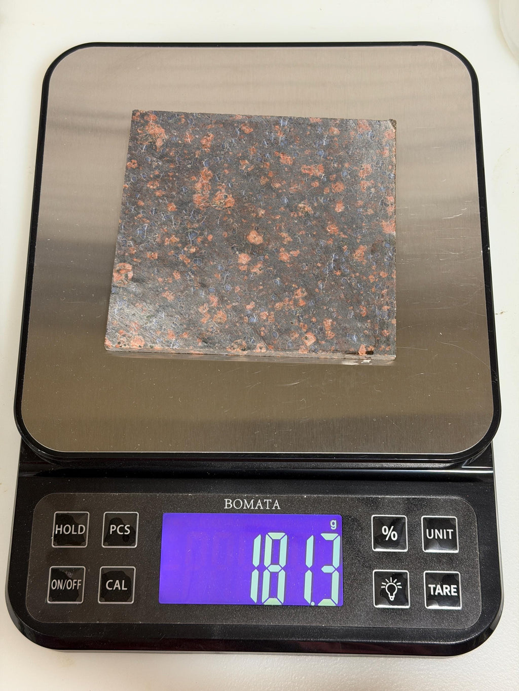 Llanite Slab, Texas Rhyolite, Blue Quartz, Natural Lapidary Slab, Unpolished Cabbing Rough