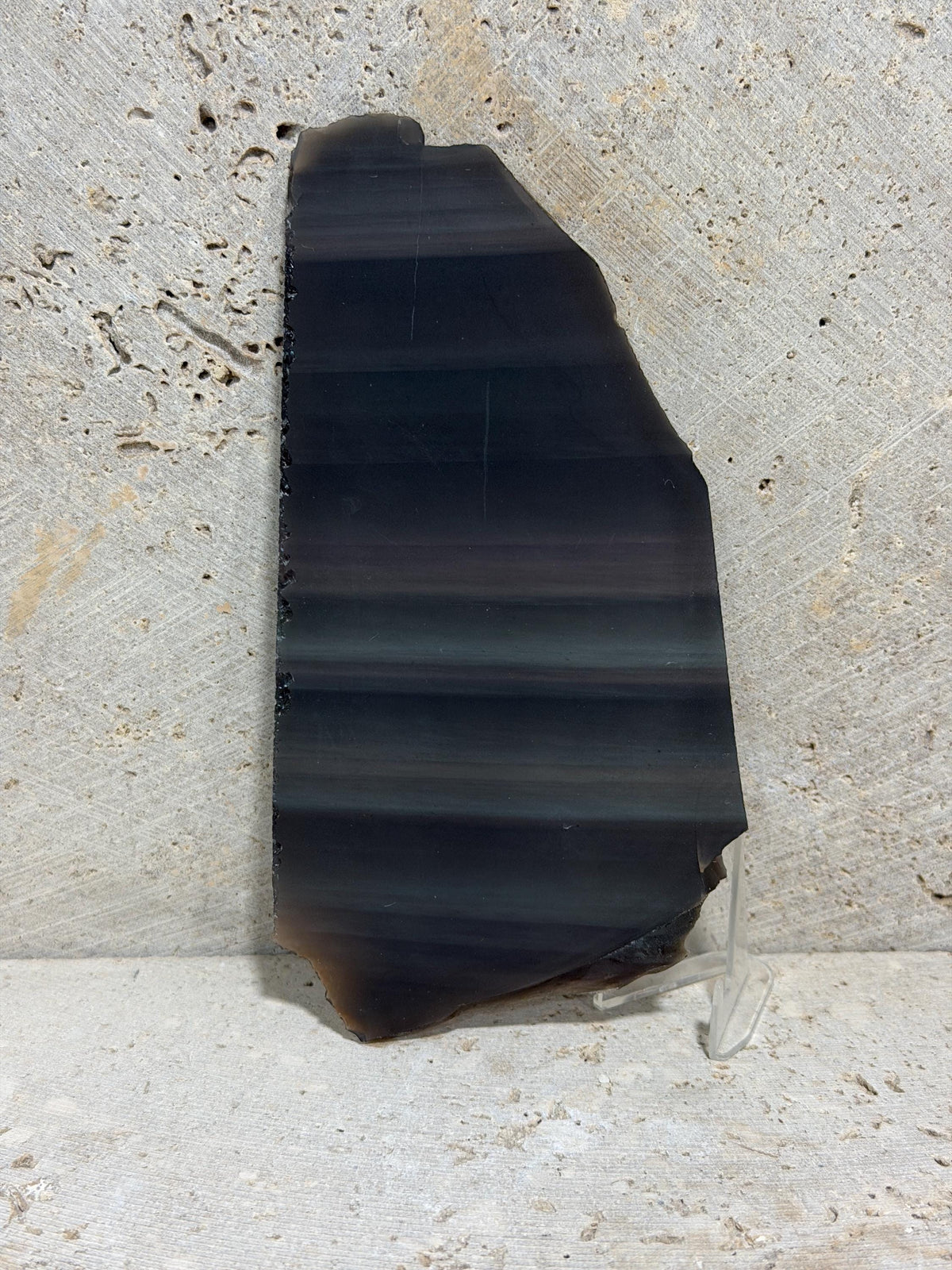 Rainbow Obsidian Slab for Lapidary Fun, Large Unpolished Gemstone, Davis Creek Specimen