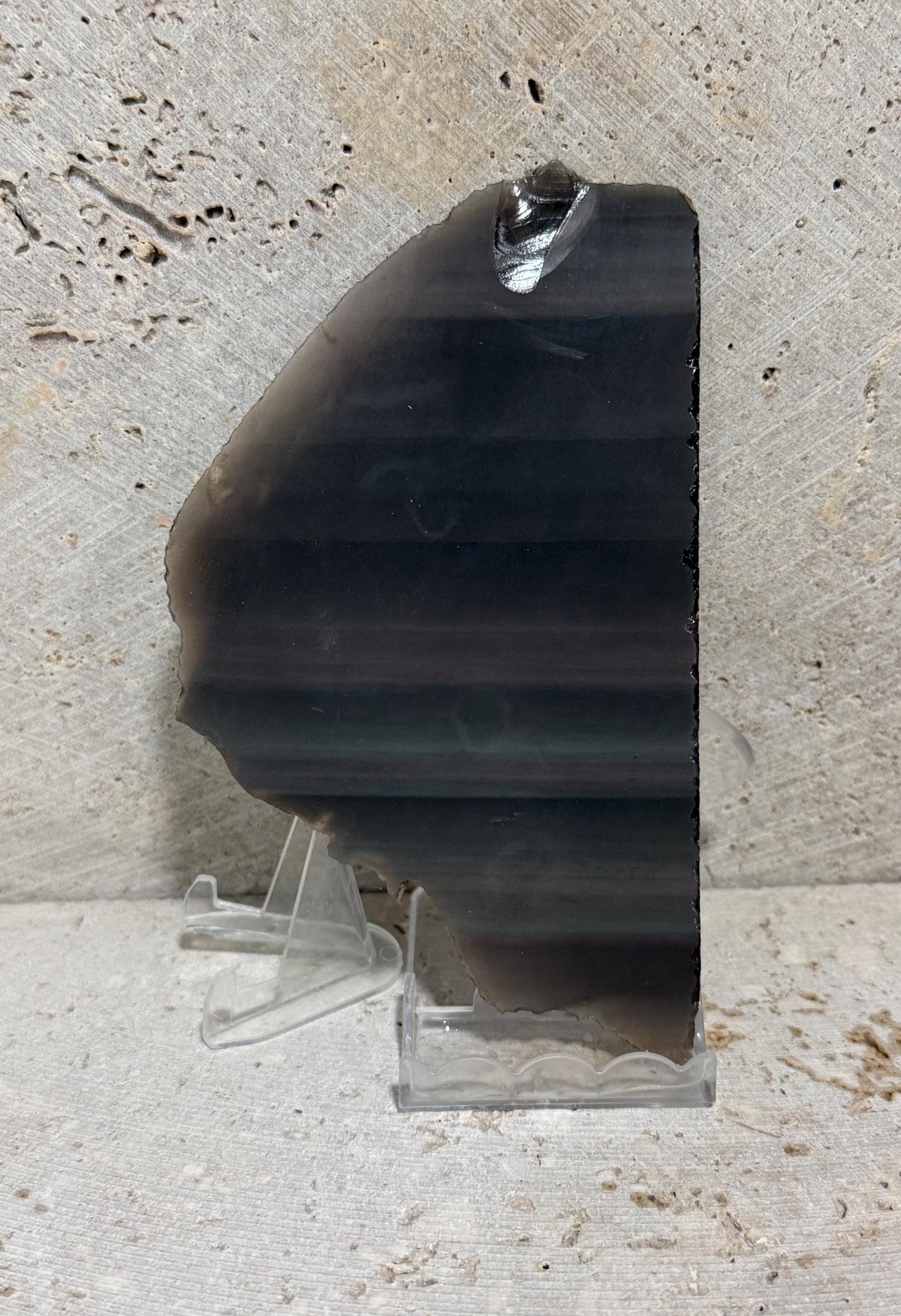 Rainbow Obsidian Slab for Lapidary Fun, Unpolished Gemstone, Davis Creek Specimen