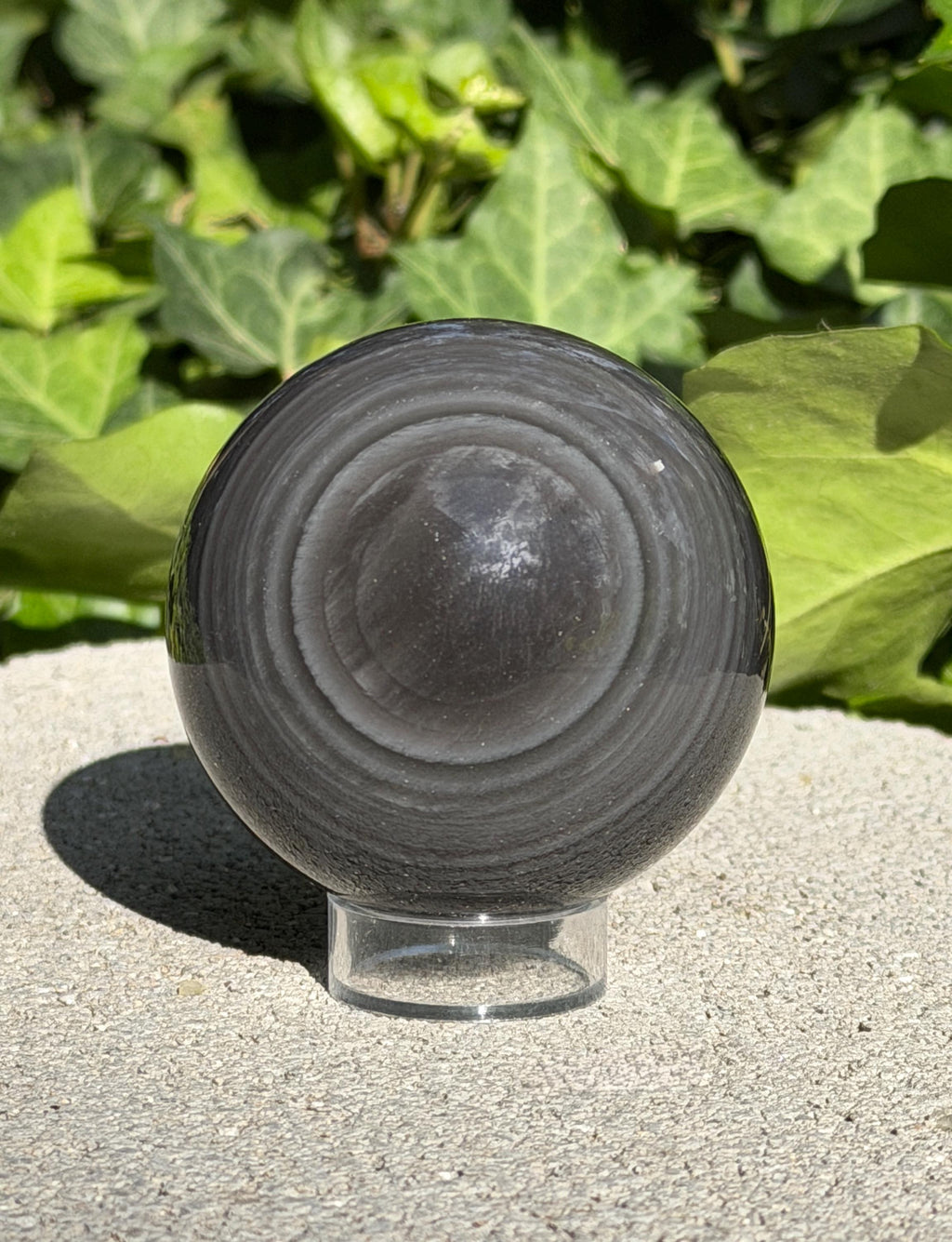 Rainbow Obsidian Midnight Lace 2.70 inch polished sphere for reiki, energy healing, display, decor