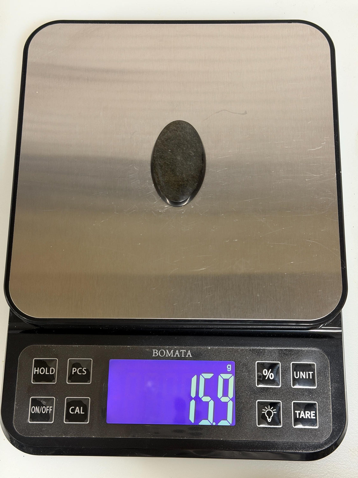 Gold Sheen Obsidian Cabochon, Large Oval, Jalisco Mexico, Natural Gemstone for Jewelry Making