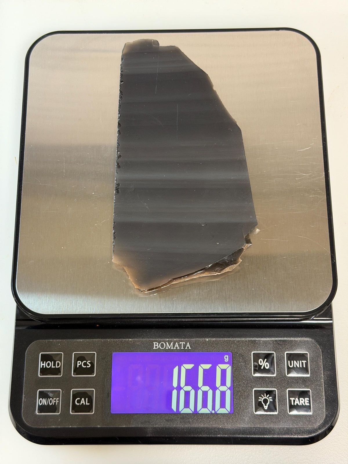 Rainbow Obsidian Slab for Lapidary Fun, Large Unpolished Gemstone, Davis Creek Specimen