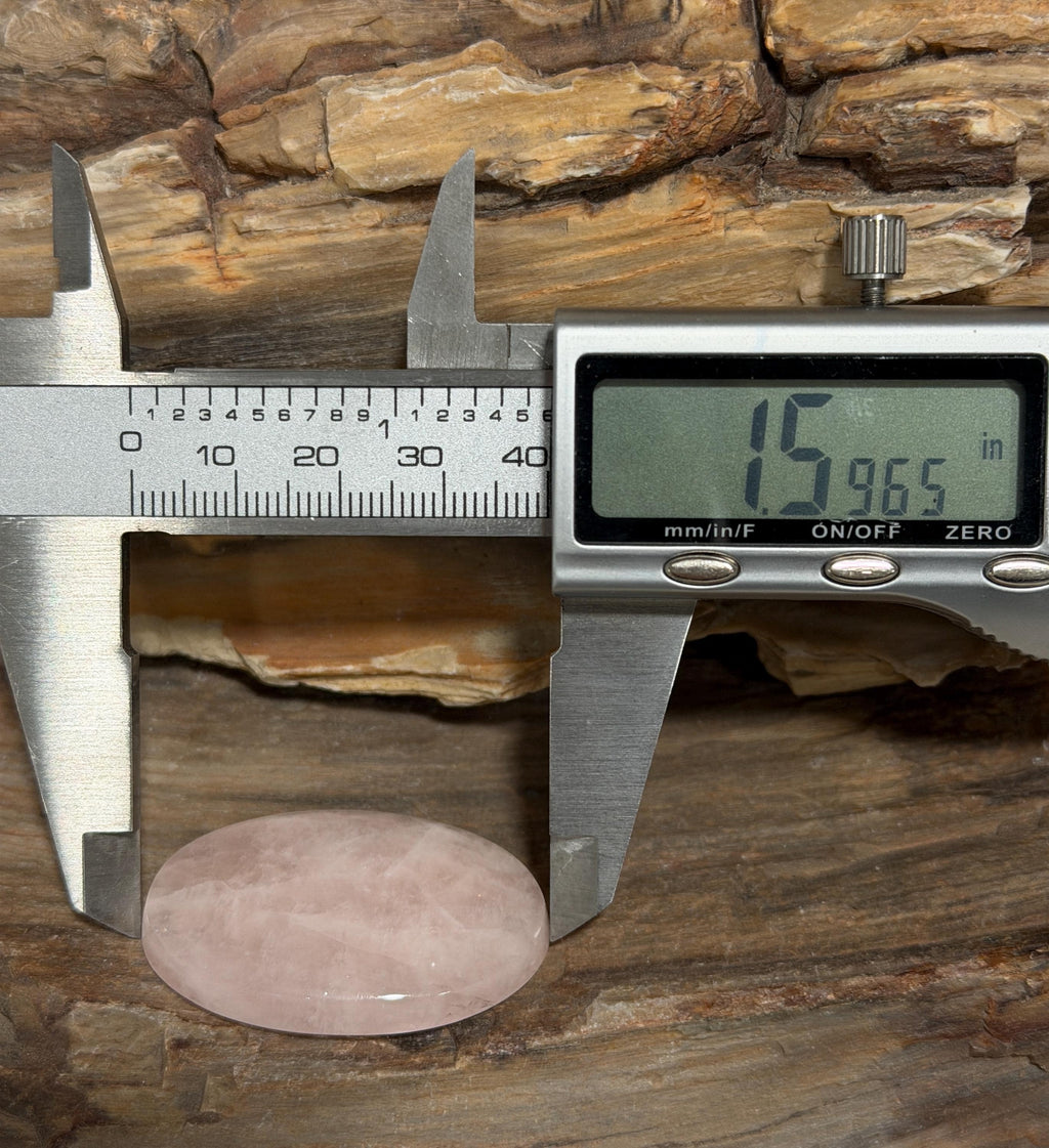 Morganite Cabochon, Natural Blush Pink Morganite, Large Oval Gemstone, Polished Shimmery Pink Beryl, Pendant Stone, Jewelry Making