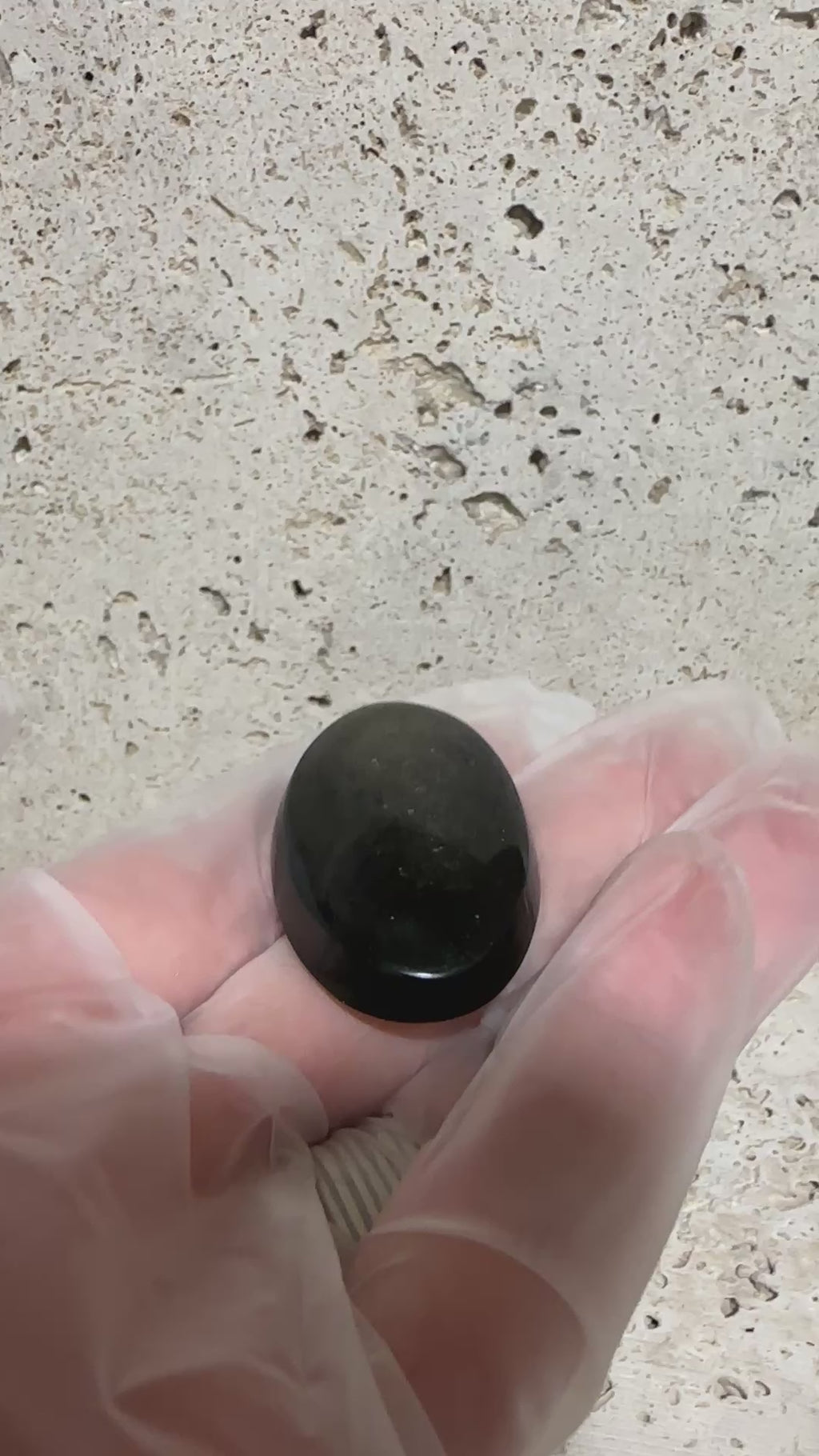 Gold Sheen Obsidian Cabochon-polished loose flashy gemstone from Jalisco for jewelry making