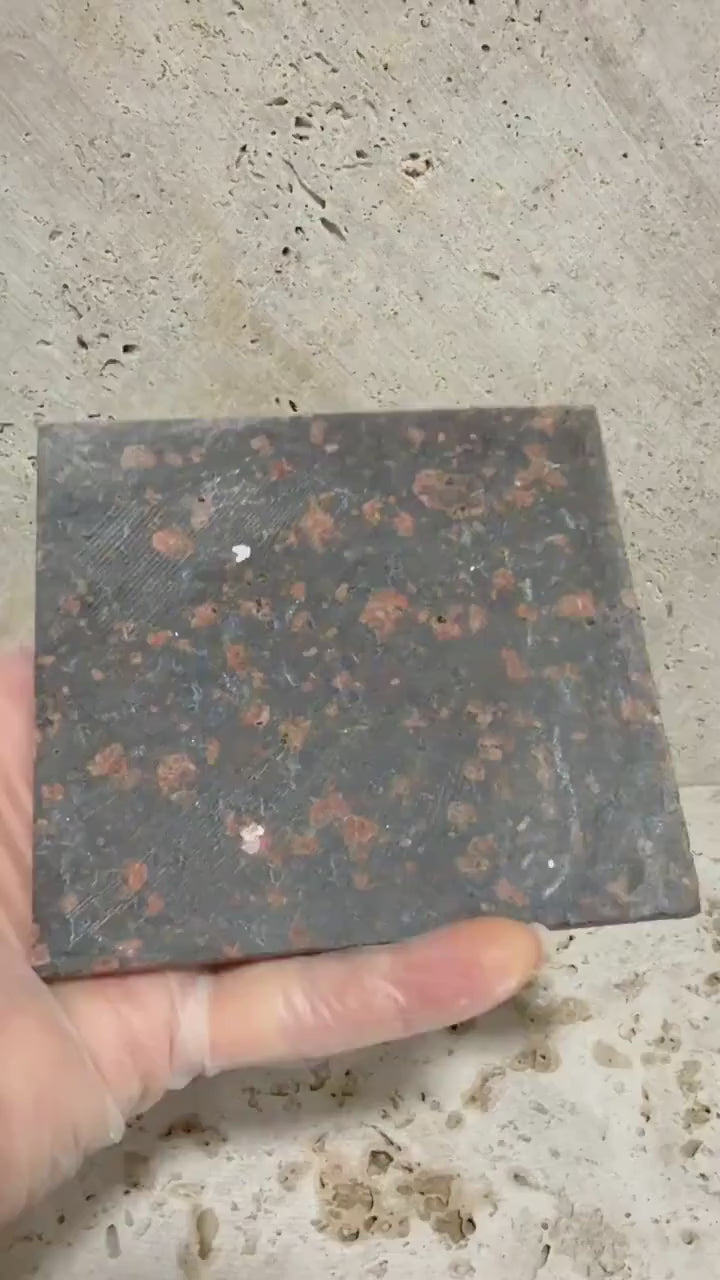 Llanite Slab, Texas Rhyolite, Blue Quartz, Natural Lapidary Slab, Unpolished Cabbing Rough