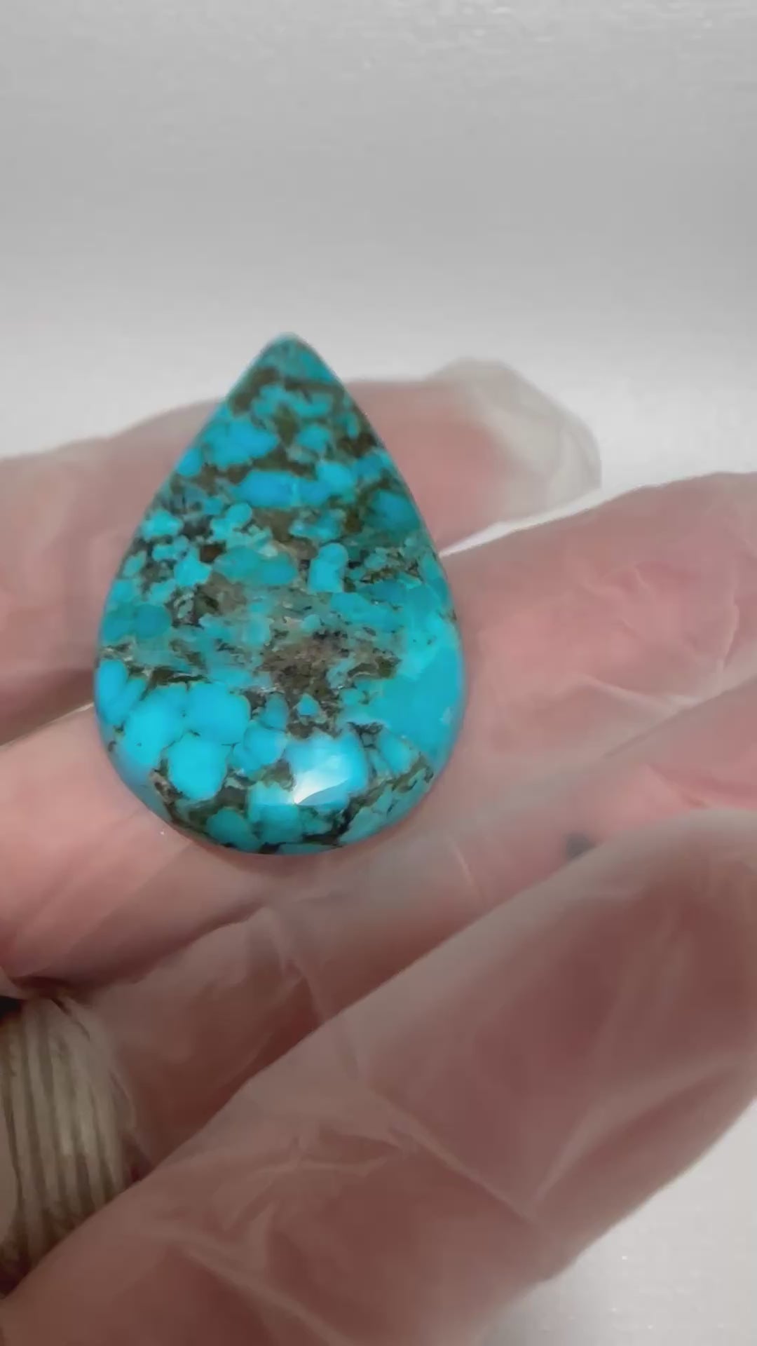 Kingman Turquoise Cabochon-large loose composite stone for jewelrymaking