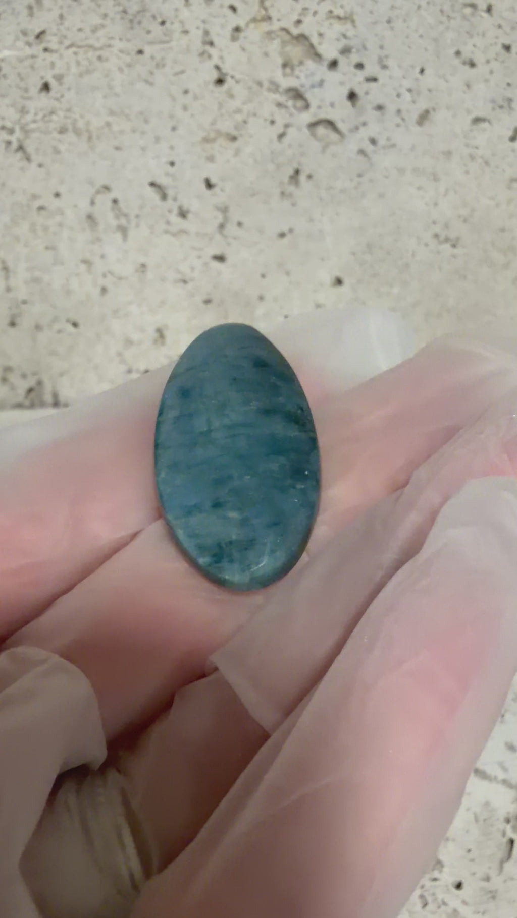 Apatite Cabochon-natural blue loose polished gemstone for jewelry making