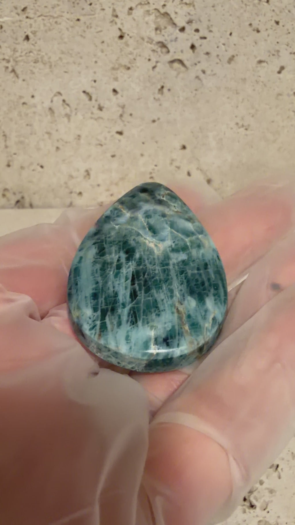 Natural Blue Apatite Cabochon-LARGE Hand Cut & Polished Designer Gemstone for Jewelry Making