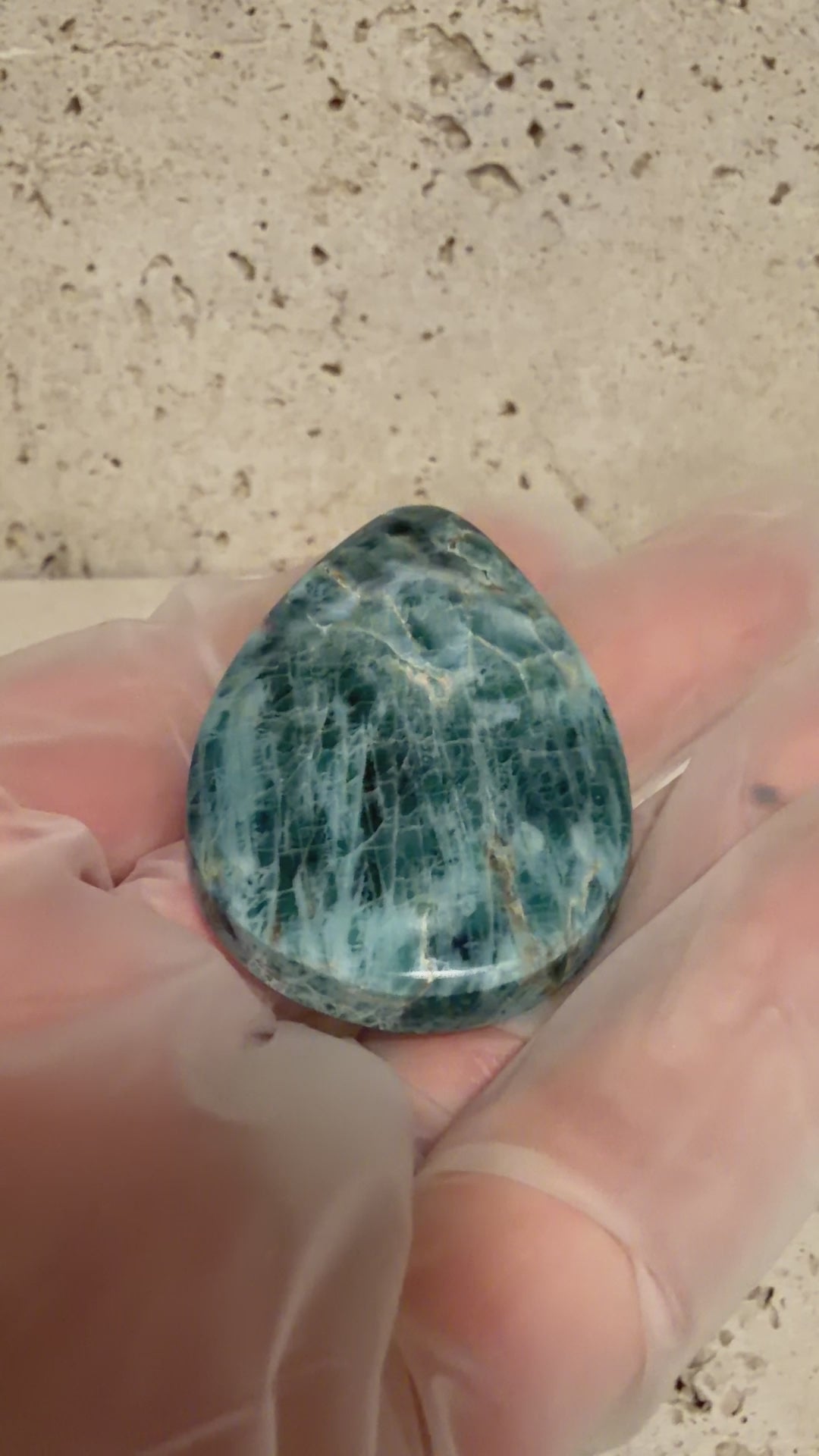Natural Blue Apatite Cabochon-LARGE Hand Cut & Polished Designer Gemstone for Jewelry Making