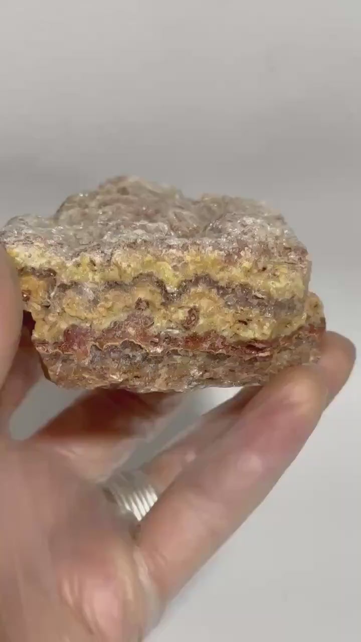 Raw Bacon Bubble Opal display piece or for lapidary fun, RARE, from Milford, Utah