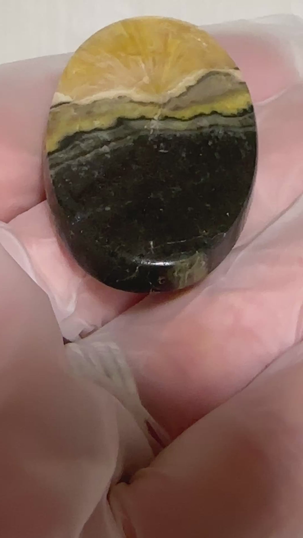 Bumblebee Jasper Cabochon-large loose oval gemstone for jewelry making