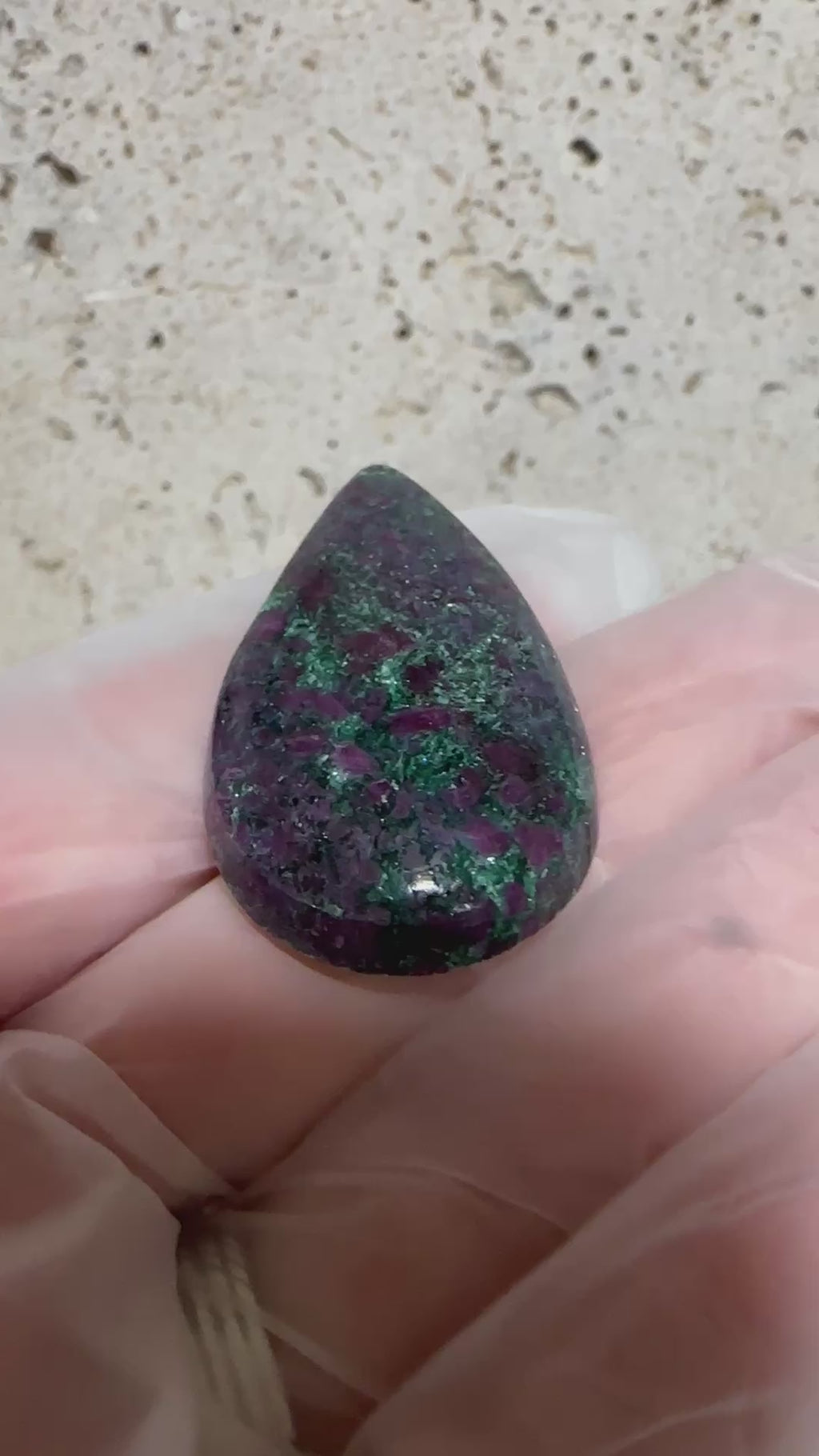 Ruby Fuchsite Cabochon-Large Natural Hand Cut Polished Designer Gemstone for Jewelry Making