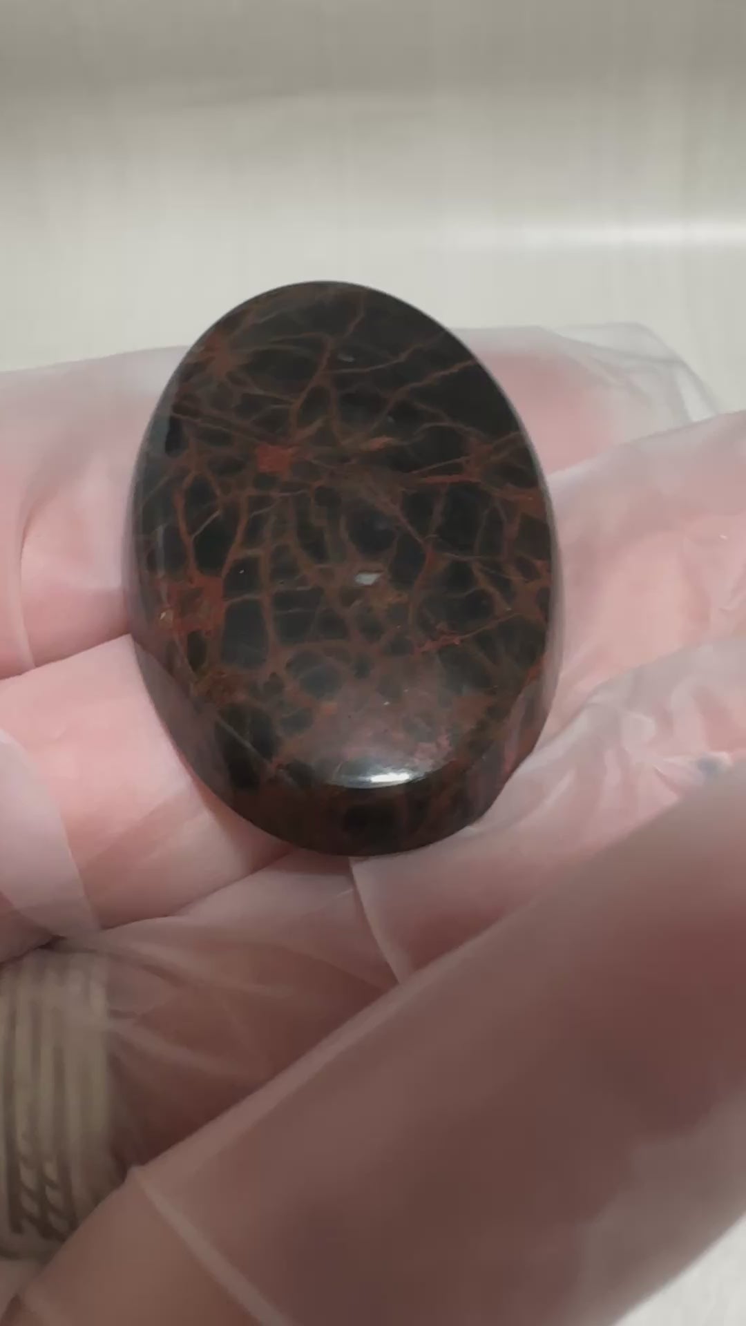 Spider-Man Jasper Cabochon-large loose oval gemstone for jewelry making