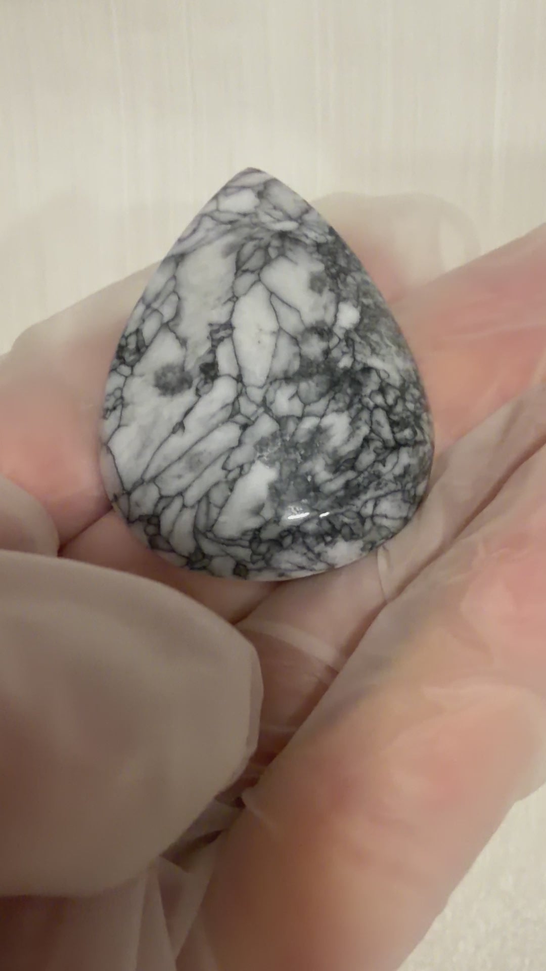 Austrian Pinolith Cabochon-Large Hand Cut & Polished Natural Gemstone for Statement Piece Jewelry Making-VERY RARE Old Stock