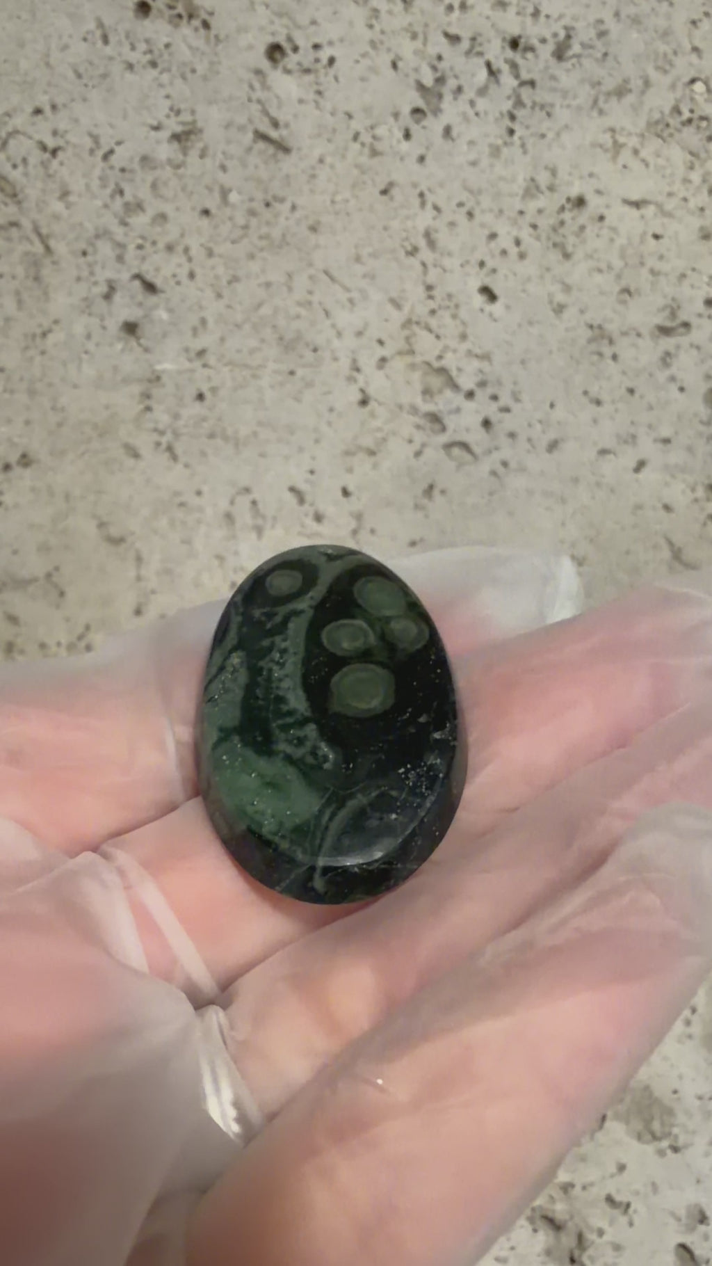 Kambaba Jasper Cabochon-Large Orbicular Oval