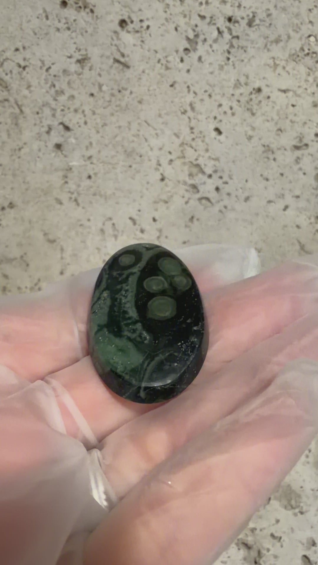 Kambaba Jasper Cabochon-Large Orbicular Oval