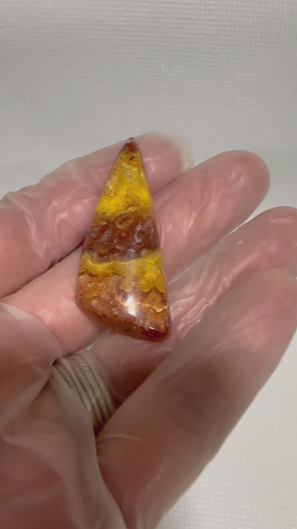 Wildfire Opal Hyalite cabochon-loose polished gemstone for jewelry making-ULTRA RARE
