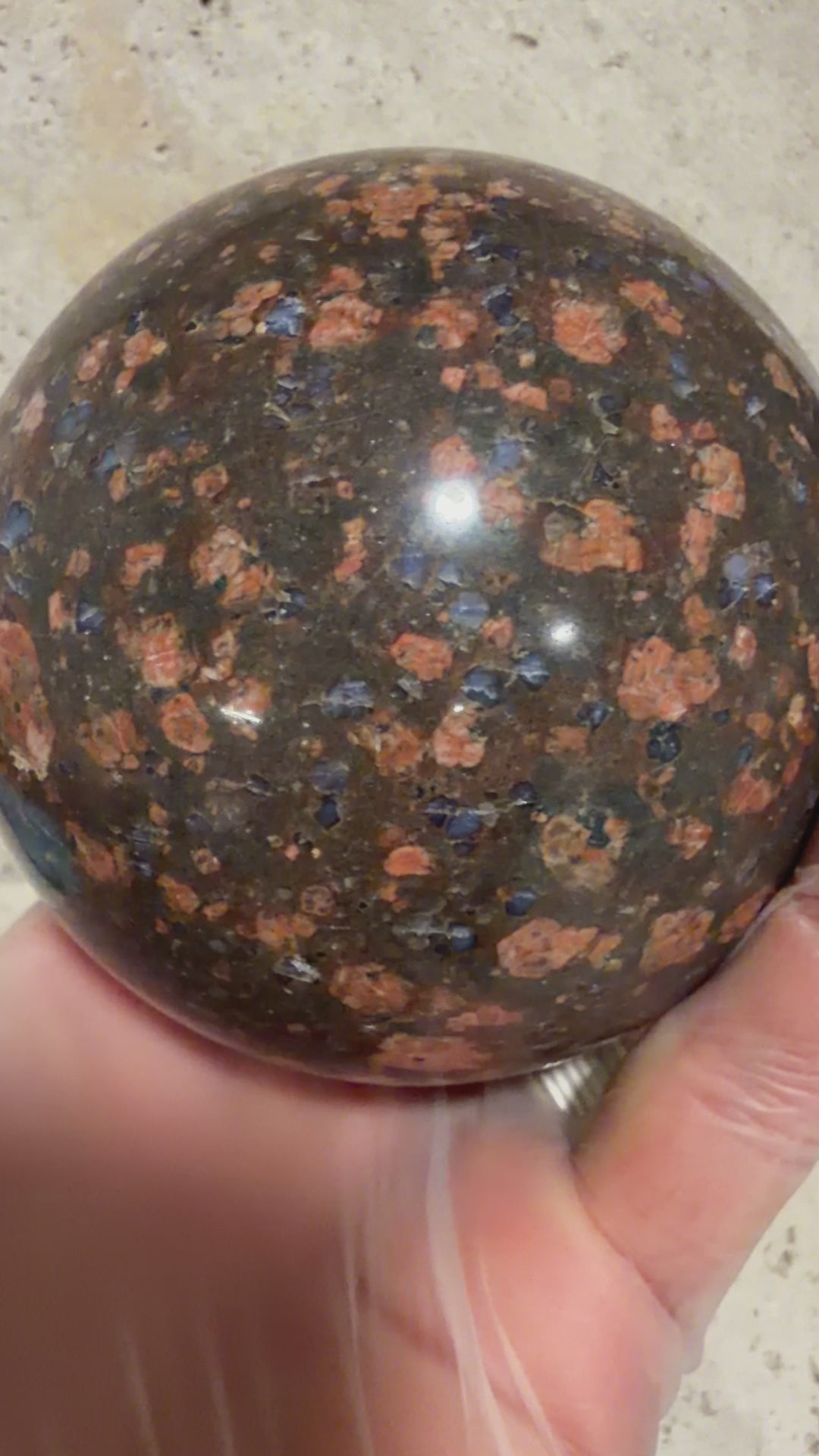 Texas Llanite Sphere – Large 3.43” Specimen