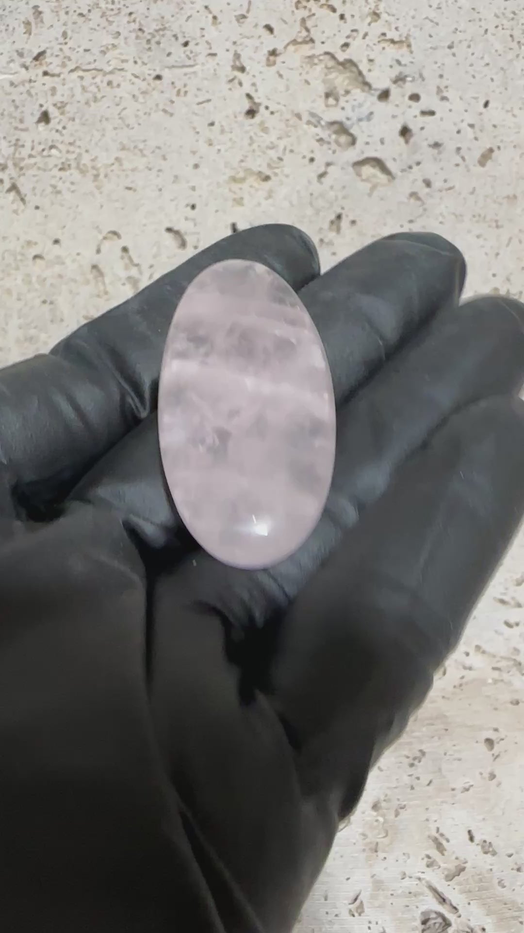 Rose Quartz Cabachon-Large Translucent Designer Gemstone-Hand Cut and Polished for Jewelry Making