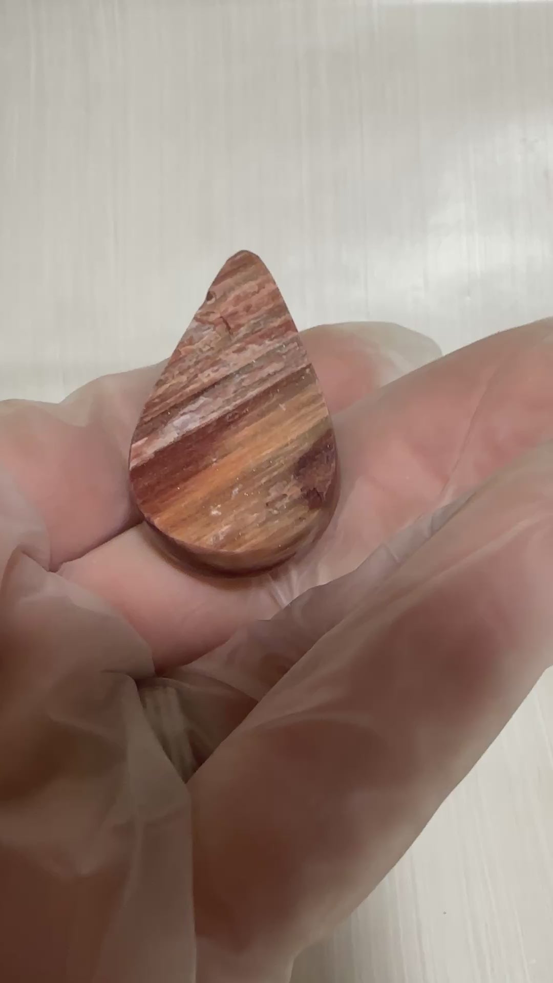 Petrified Wood Cabochon-Jasperized rough front large loose stone for jewelry making